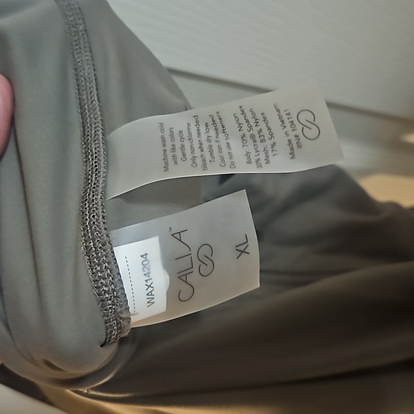 CALIA Women’s Inspire Adjustable Strap Bodysuit: DARK GRAY: NEW WITH TAGS: SZ XL - Picture 5 of 6